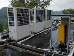 空氣能熱水器中間熱水機組