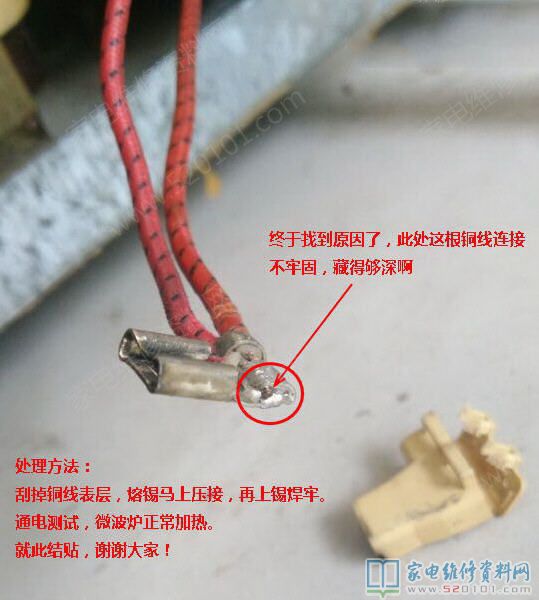 接修一臺康佳機械設備微波爐,常見故障