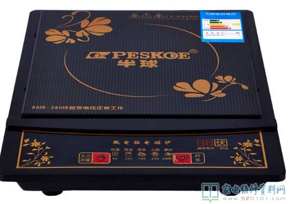 接修一臺半球電磁爐,常見故障