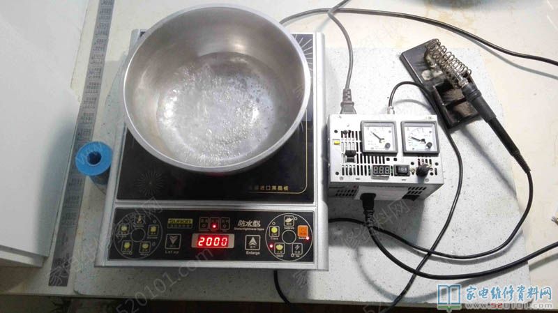 蘇泊爾電磁爐,啟動表明E0,警報不加熱,查驗三壓一切正常,三