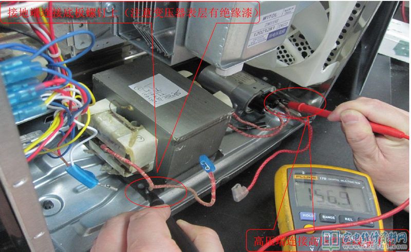 微波爐加熱變壓器構造及構成