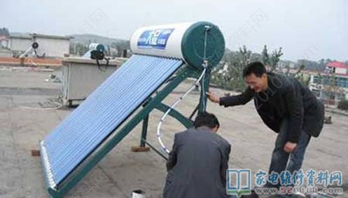 太陽能熱水器的原理、構造、安裝
