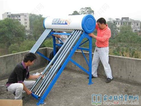 太陽能熱水器的原理、構造、安裝