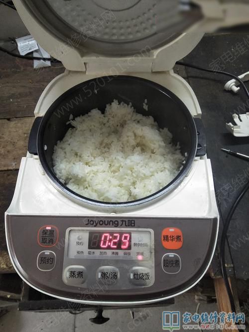 九陽JYF30FS19智能電飯煲,常見故障