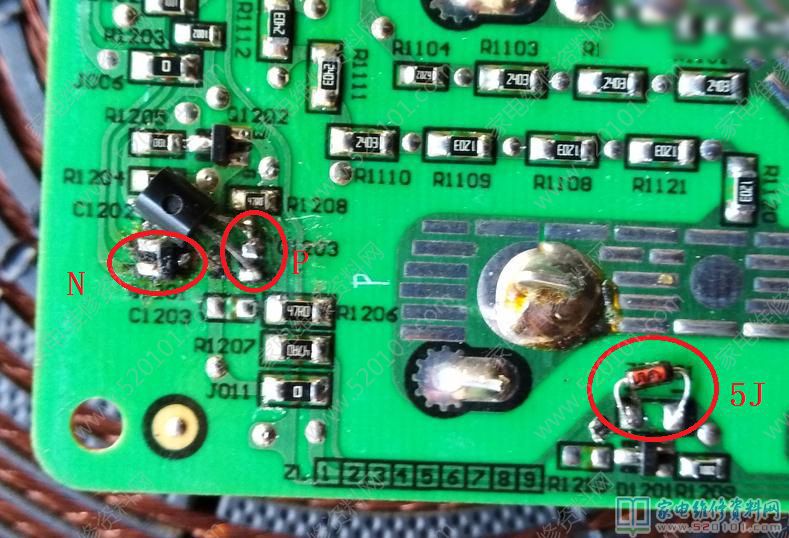 美的KT2115電滋爐,常見故障主要表現為不插電