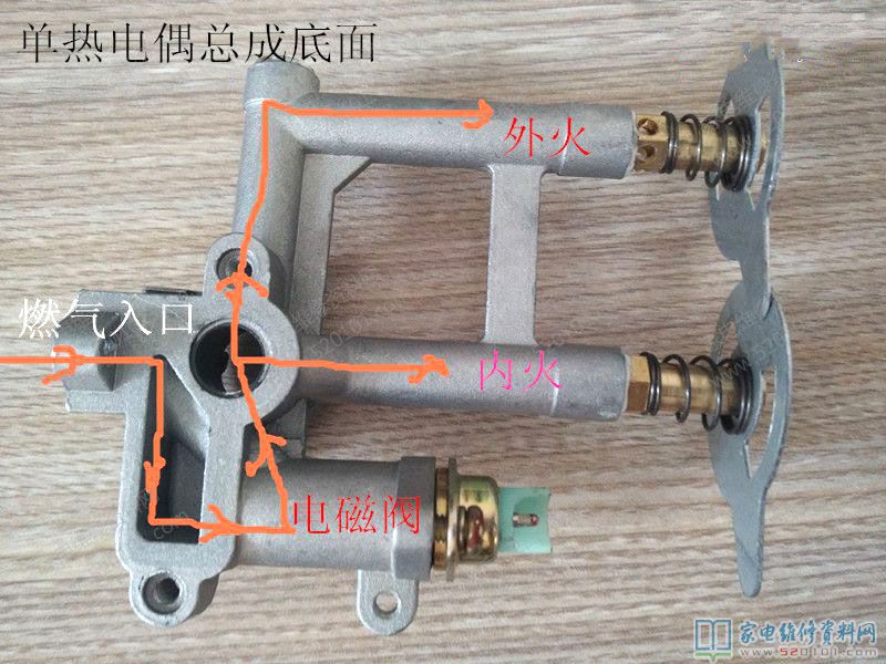 煤氣灶熱電偶電源開關總程