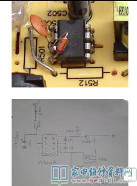 接修一臺(tái)客戶用來(lái)的九陽(yáng)電磁爐,常見故障主要表現(xiàn)為不插電,拆卸