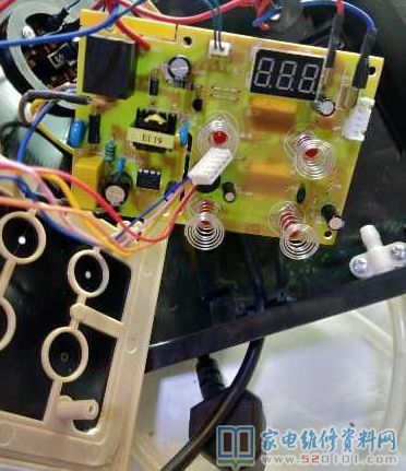 接修一臺仿冒茶吧機,常見故障
