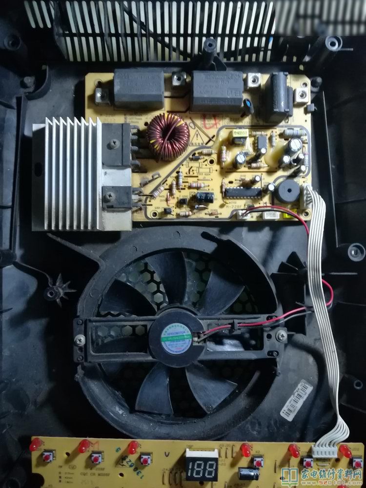 九陽電磁爐核查無低電壓,換47Ω電阻器和VIP12集成ic后