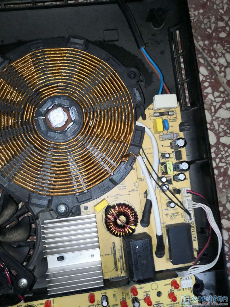 接修一臺美的電滋爐,常見故障