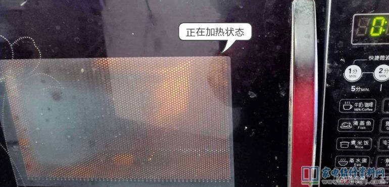 美的微波爐加熱閉店后全自動加熱