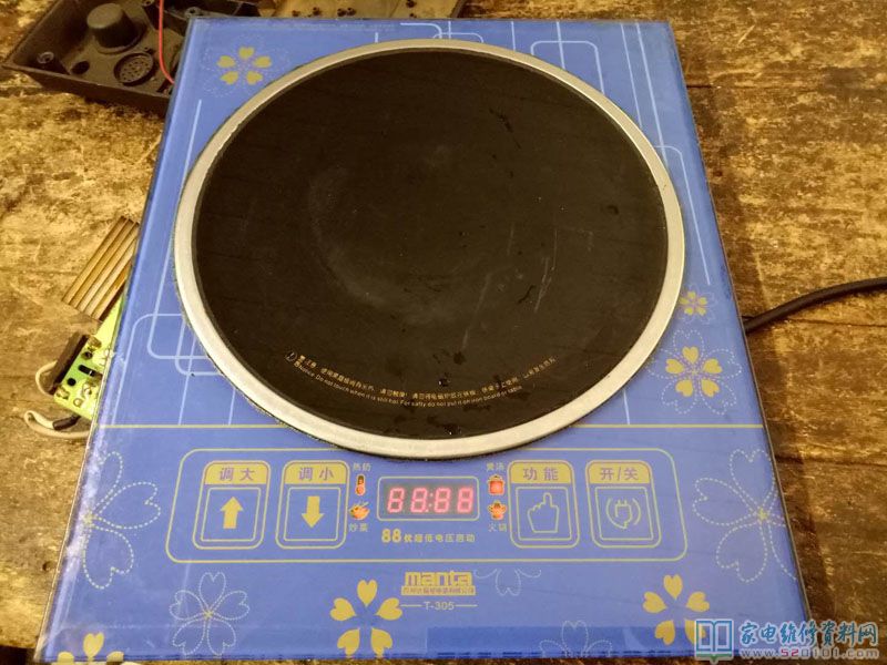 接修一臺仿冒電滋爐,此電磁爐的常見故障