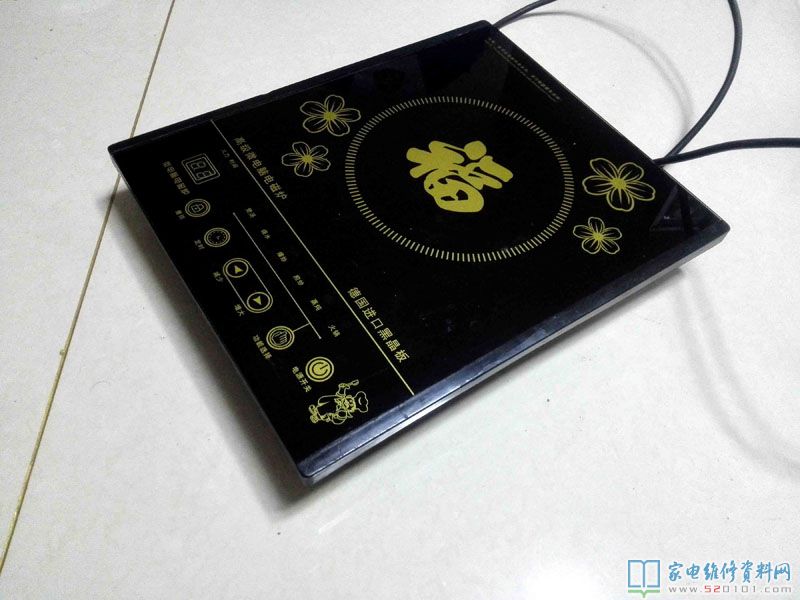 接修一臺仿冒觸碰電滋爐,插電無反映。從外邊看還挺新的,拆卸一