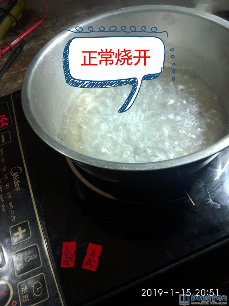 美的CK2105電滋爐,常見故障狀況是通電就斷電,拆卸商業(yè)保