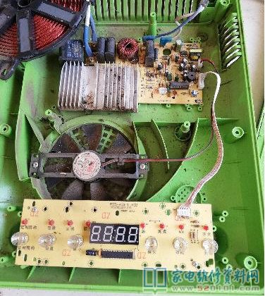 電磁爐常見故障可分成下列類型