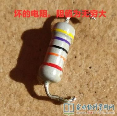 同歩電源電路470K電阻器早已引路,拆換,常見故障清除