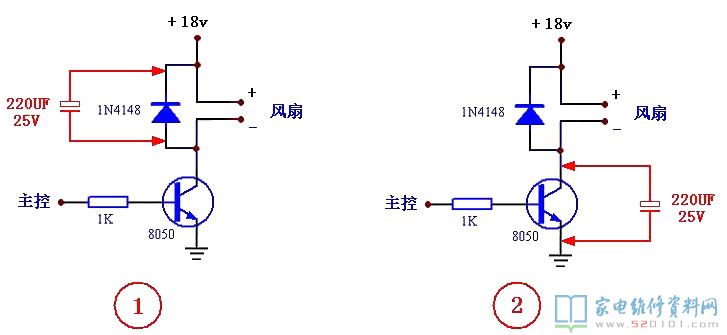電滋爐風機工作電壓偏低,造成排熱欠佳主