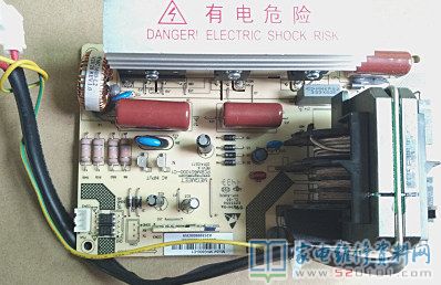 接修一臺galanz變頻式微波爐加熱,故障狀況是工作中5秒E