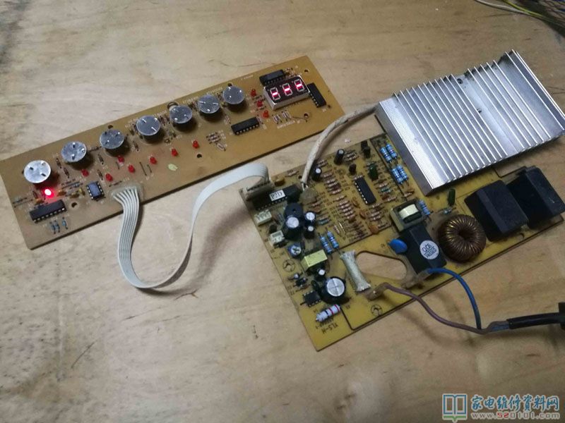 檢修一臺長城牌觸碰電滋爐,常見故障