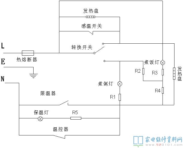 電飯煲電路設計圖