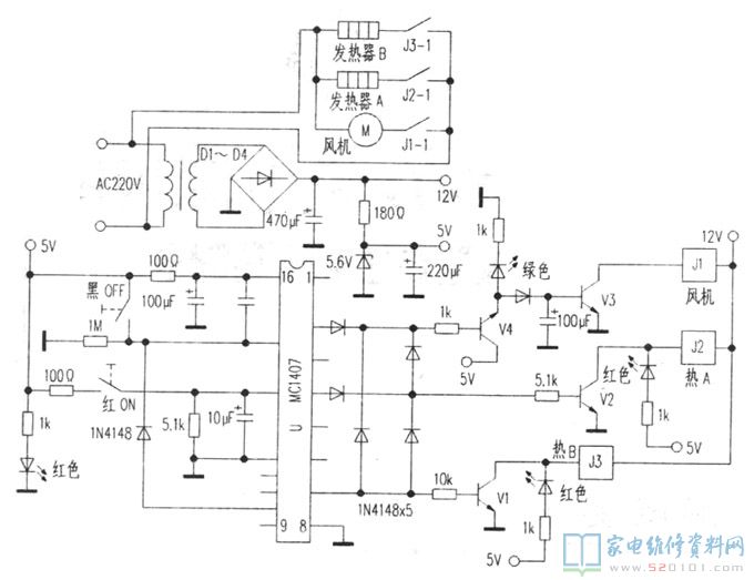 安舒牌電熱扇外觀設計和壁掛空調的房間內機類似