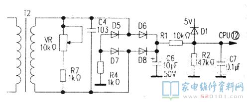 電滋爐故障多見(jiàn)功率調(diào)節(jié)電路故障