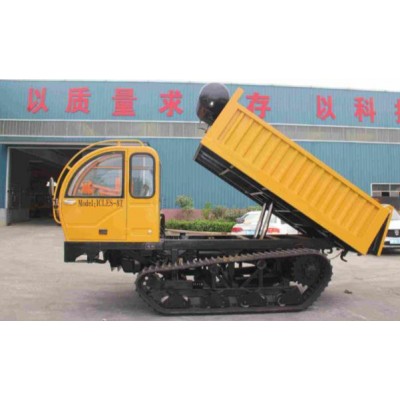 工程爬陡坡履帶車 大噸位自卸翻斗運輸車 鋼制履帶