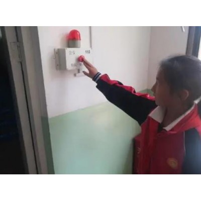 校園一鍵報警，學(xué)校安全演練應(yīng)急報警器